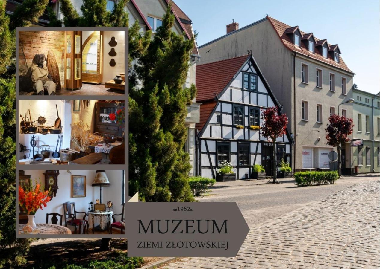 Zielony apartament z widokiem na jezioro Złotów Zewnętrze zdjęcie