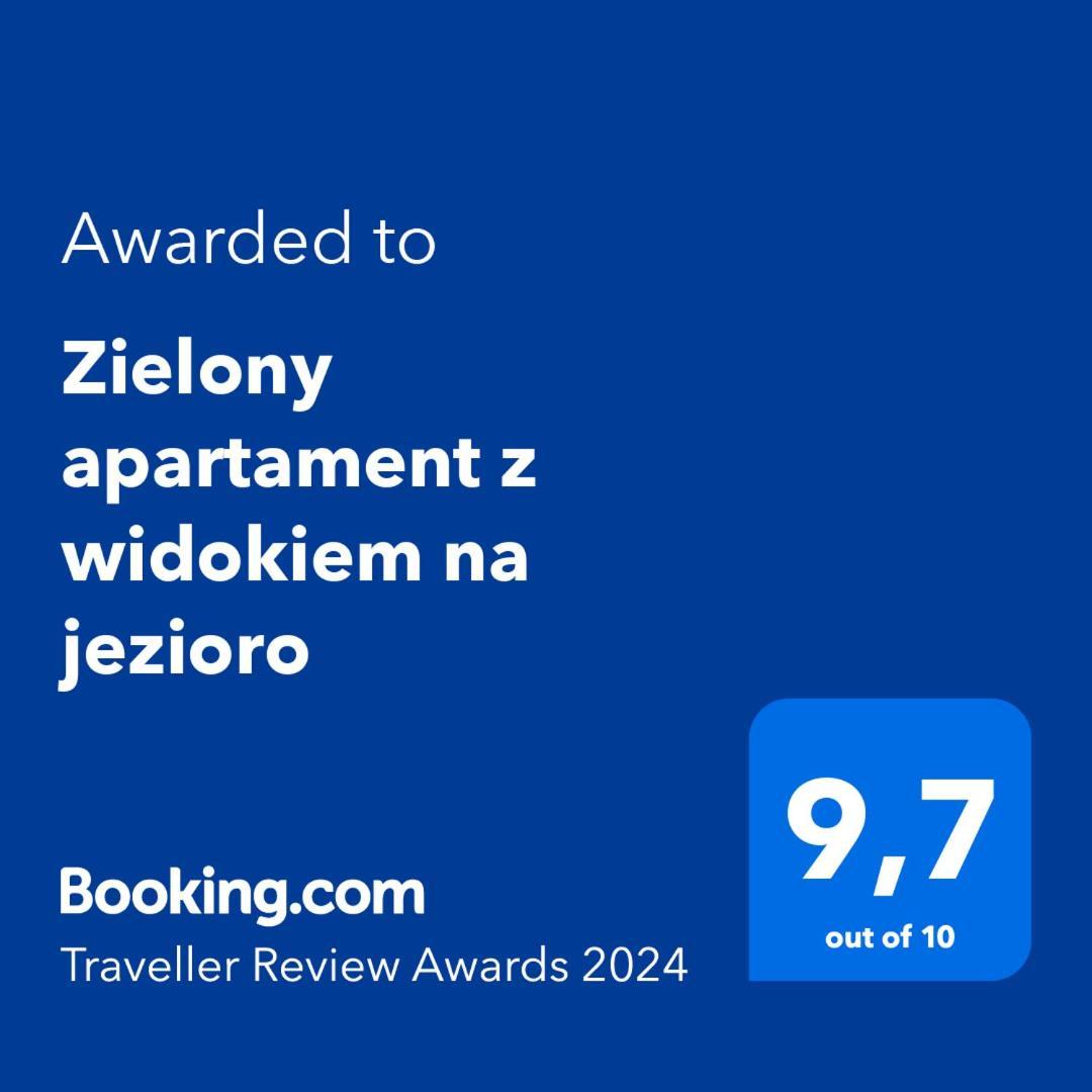 Zielony apartament z widokiem na jezioro Złotów Zewnętrze zdjęcie